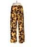 IMAN Tropical Yellow Casual Pants Size L - photo 2