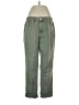 Christopher & Banks Chevron-herringbone Green Jeans Size 4 - photo 1