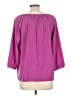 Forever 21 Plus 100% Polyester Purple 3/4 Sleeve Blouse Size Lg Plus - photo 2