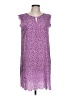 Shein 100% Polyester Print Purple Casual Dress Size 12 - photo 1