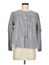 Zara Gray Long Sleeve Blouse Size M - photo 1