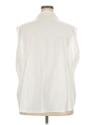 misook Sleeveless Button-Down Shirt (view 2)