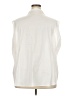 misook Ivory Sleeveless Button-Down Shirt Size 2X - photo 2