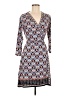 Max Studio Print Blue Casual Dress Size M - photo 1