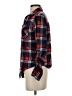 Just Be... 100% Polyester Plaid Red Long Sleeve Blouse Size S - photo 5
