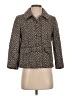 Ann Taylor LOFT Chevron-herringbone Brown Wool Coat Size 0 - photo 1