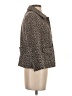 Ann Taylor LOFT Chevron-herringbone Brown Wool Coat Size 0 - photo 4