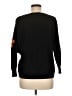 Aaeda Floral Black Pullover Sweater Size M - photo 2