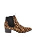 Donald J Pliner Animal Print Brown Ankle Boots Size 6 - photo 1