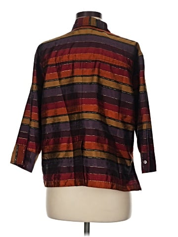 Chico's Design 3/4 Sleeve Button-Down Shirt (view 2)