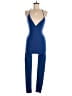 Zara Solid Blue Jumpsuit Size M - photo 1