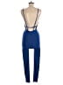 Zara Solid Blue Jumpsuit Size M - photo 2