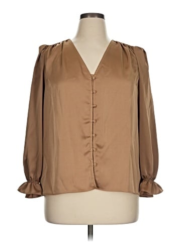 1.State 3/4 Sleeve Blouse (view 1)