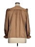 1.State 100% Polyester Tan 3/4 Sleeve Blouse Size XL - photo 2
