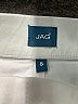 Jag Solid White Denim Skirt Size 8 - photo 4