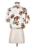 June & Hudson 100% Polyester Ivory Short Sleeve Blouse Size S - photo 2