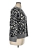 Stella & Dot Animal Print Gray Pullover Sweater Size XL - photo 4