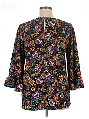 Bobeau 3/4 Sleeve Blouse (view 2)