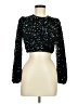 Fab'rik 100% Polyester Black Long Sleeve Top Size M - photo 1