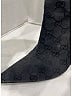 Gucci Outlet Black GG Monogram Canvas Boots Size EU (IT) 36 1/2 / US 6 1/2 (wide) - photo 3