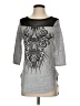 Harley Davidson Gray 3/4 Sleeve Top Size S - photo 1