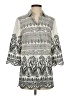 Chico's Paisley Silver 3/4 Sleeve Blouse Size Sm (0) - photo 1