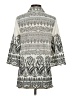 Chico's Paisley Silver 3/4 Sleeve Blouse Size Sm (0) - photo 2