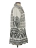 Chico's Paisley Silver 3/4 Sleeve Blouse Size Sm (0) - photo 4