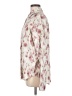 DAZY 100% Polyester Floral Ivory Long Sleeve Blouse Size M - photo 5
