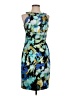 Muse Print Blue Cocktail Dress Size 4 - photo 1