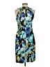 Muse Print Blue Cocktail Dress Size 4 - photo 2