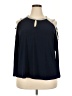 MSK Blue 3/4 Sleeve Top Size 2X - photo 1