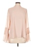 Naked Zebra Pink Long Sleeve Blouse Size L - photo 1