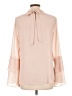 Naked Zebra Pink Long Sleeve Blouse Size L - photo 2