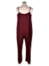 Only Solid Burgundy Jumpsuit Size XXL - photo 2