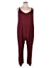 Only Solid Burgundy Jumpsuit Size XXL - photo 1
