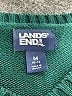 Lands' End Green Sweater Vest Size M - photo 4