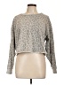 colsie Animal Print Gray Pullover Sweater Size L - photo 1
