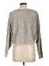 colsie Animal Print Gray Pullover Sweater Size L - photo 2