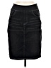 Halara Solid Black Denim Skirt Size M - photo 1