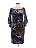 Venus Paisley Teal Cocktail Dress Size M - photo 1