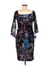 Venus Paisley Teal Cocktail Dress Size M - photo 2