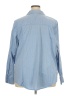 Lane Bryant Blue Long Sleeve Button-Down Shirt Size 28 - photo 2