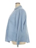 Lane Bryant Blue Long Sleeve Button-Down Shirt Size 28 - photo 5