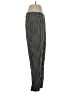 Equipment 100% Silk Houndstooth Black Silk Pants Size 6 - photo 4
