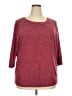 Heart Soul Burgundy Pullover Sweater Size 3X - photo 1