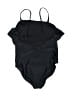 Old Navy Solid Black One Piece Swimsuit Size XS (kids) - photo 2