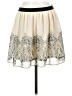 American Eagle Outfitters 100% Polyester Paisley Ivory Casual Skirt Size S - photo 1