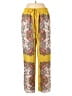 Mystree Paisley Yellow Casual Pants Size L - photo 1