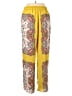 Mystree Paisley Yellow Casual Pants Size L - photo 2